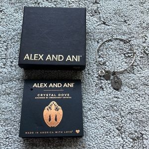 New - Alex & Ani Crystal Dove Bracelet
